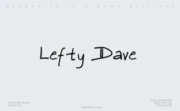 Lefty Dave Font