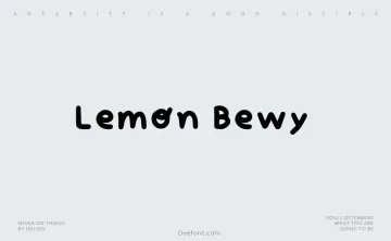Lemon Bewy Font
