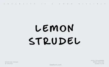 Lemon Strudel Font