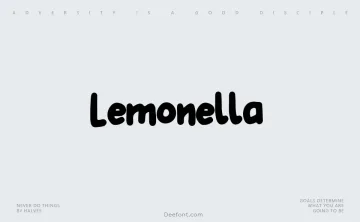 Lemonella Font