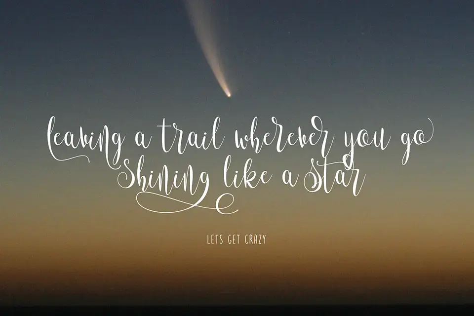 Lets get crazy sans Font