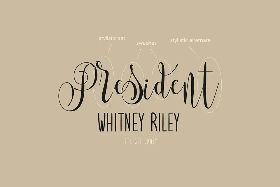 Lets get crazy sans Font