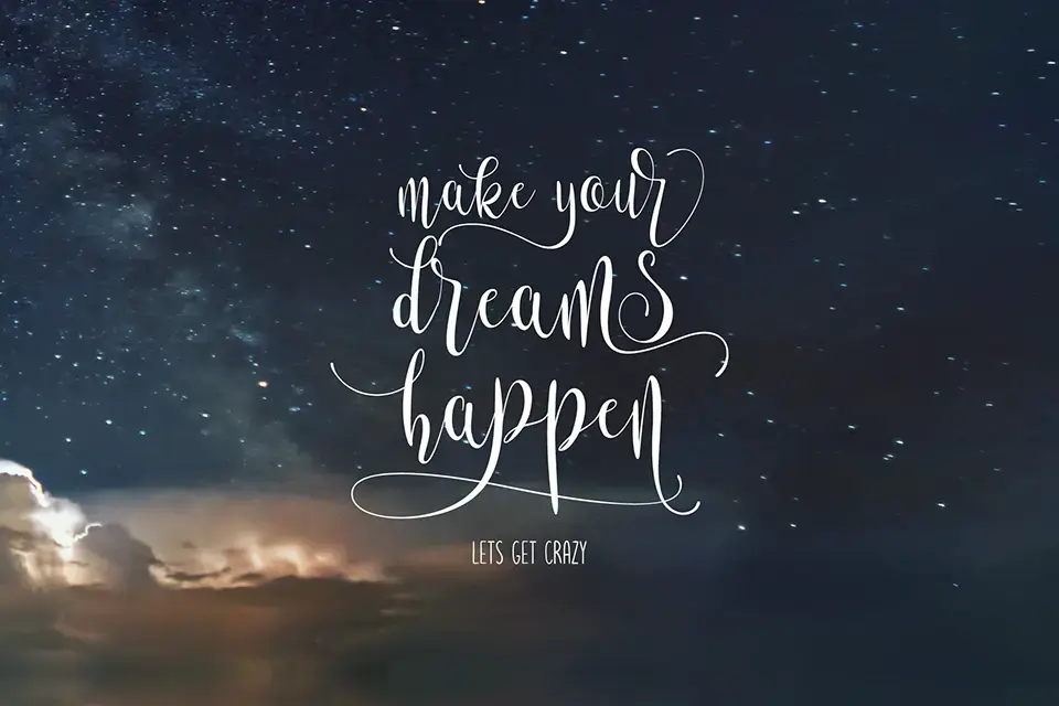 Lets get crazy sans Font