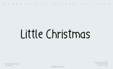 Little Christmas Font