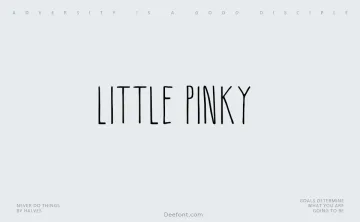 Little Pinky Font