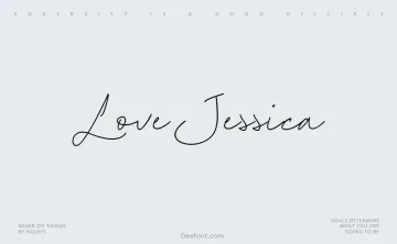 Love Jessica Font