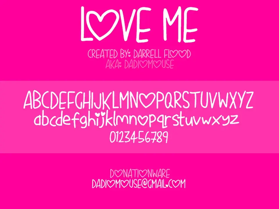 Love Me Font