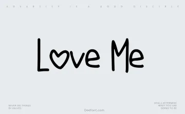 Love Me Font