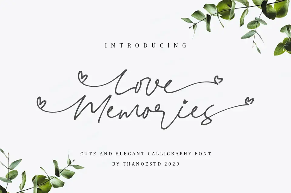 Love Memories Font