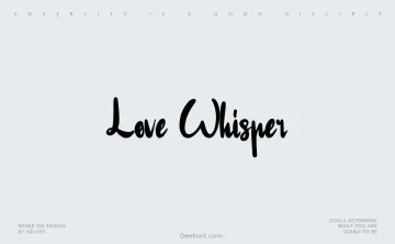 Love Whisper Font