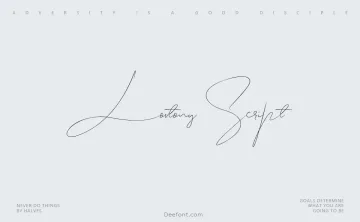 Lovtony Script Font