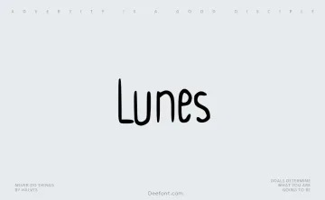 Lunes Font