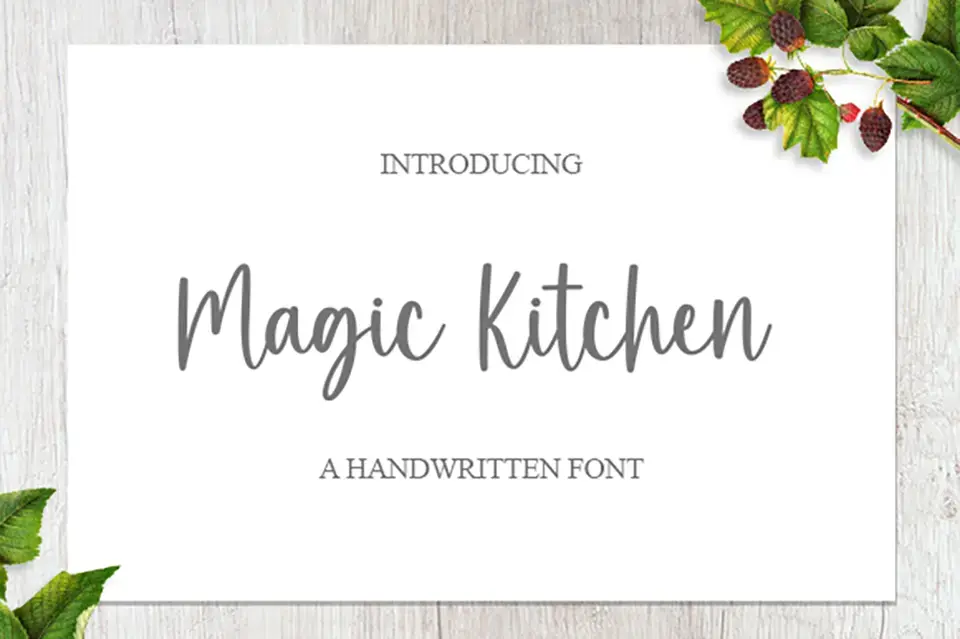 Magic Kitchen Font
