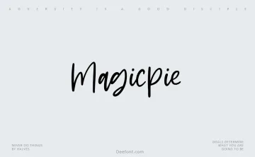 Magicpie Font