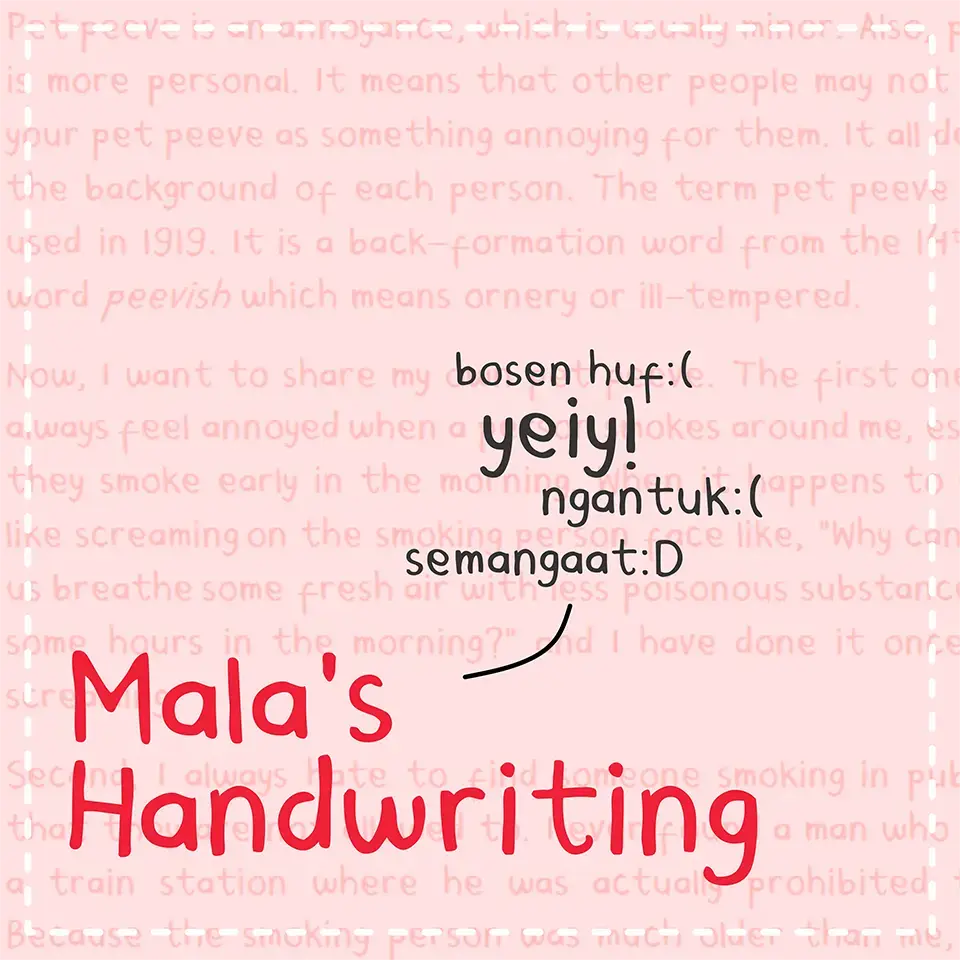 Mala's Handwriting Font