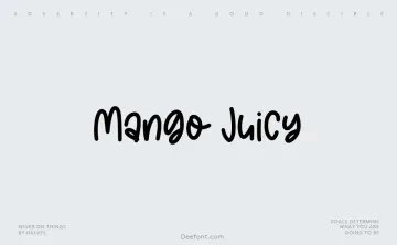 Mango Juicy Font