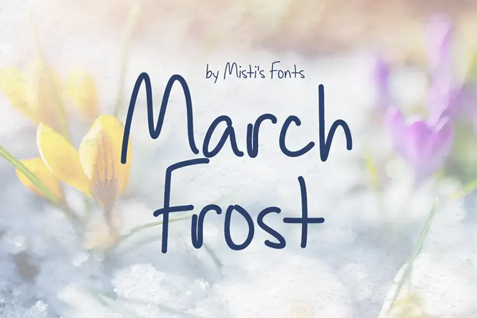 March Frost Font