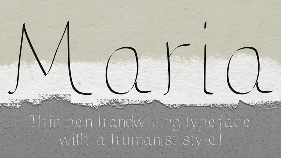 Maria Typeface