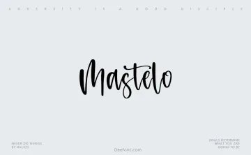 Mastelo Font
