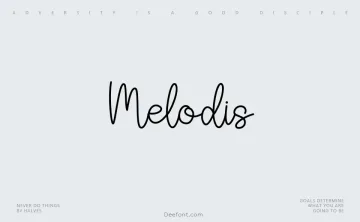 Melodis Font