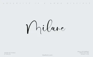 Milane Font