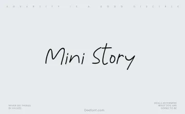 Mini Story Font