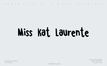 Miss Kat Laurente Font