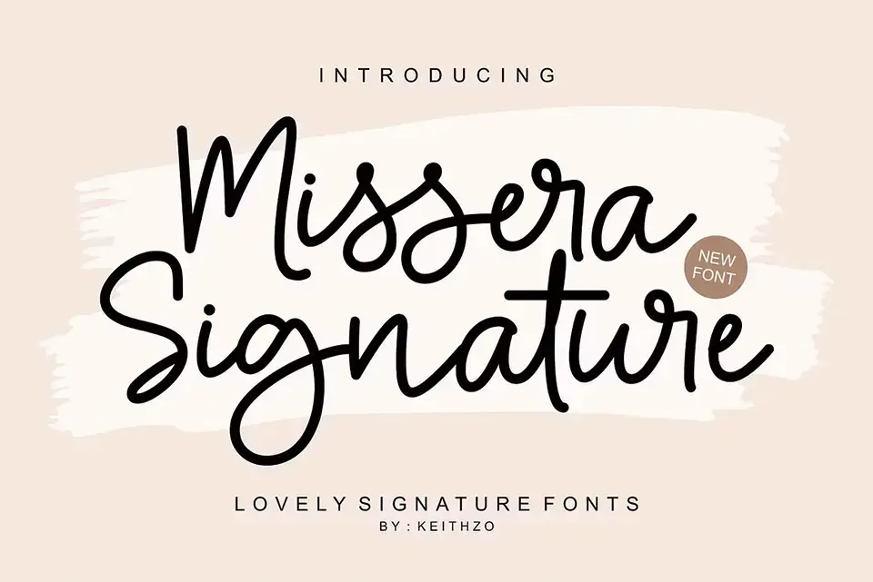 Missera Signature Font