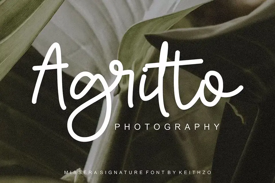 Missera Signature Font