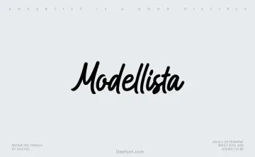 Modellista Font