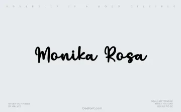 Monika Rosa Font