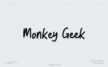 Monkey Geek Font