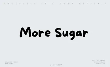 More Sugar Font