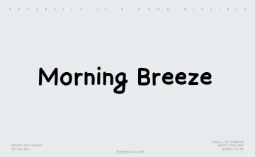 Morning Breeze Font