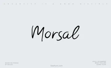 Morsal Font