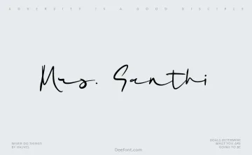 Mrs. Santhi Font