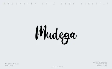 Mudega Font
