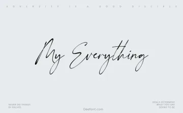 My Everything Font