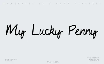 My Lucky Penny Font
