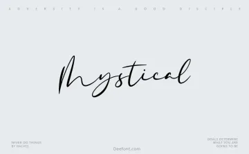 Mystical Font