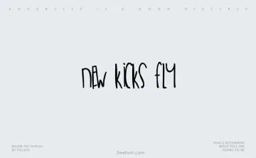 New Kicks Fly Font
