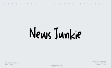 News Junkie Font