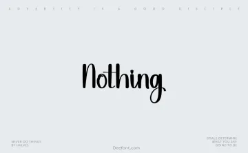 Nothing Font