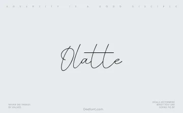 Olatte Font