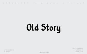 Old Story Font