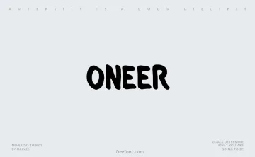Oneer Font
