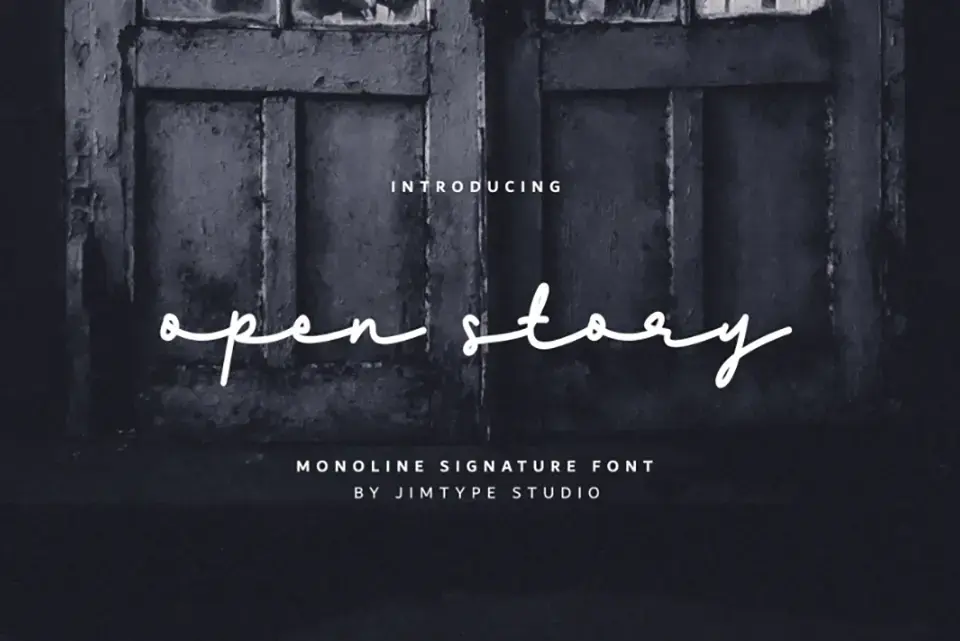 Open Story Font