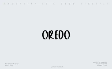 Oredo Font