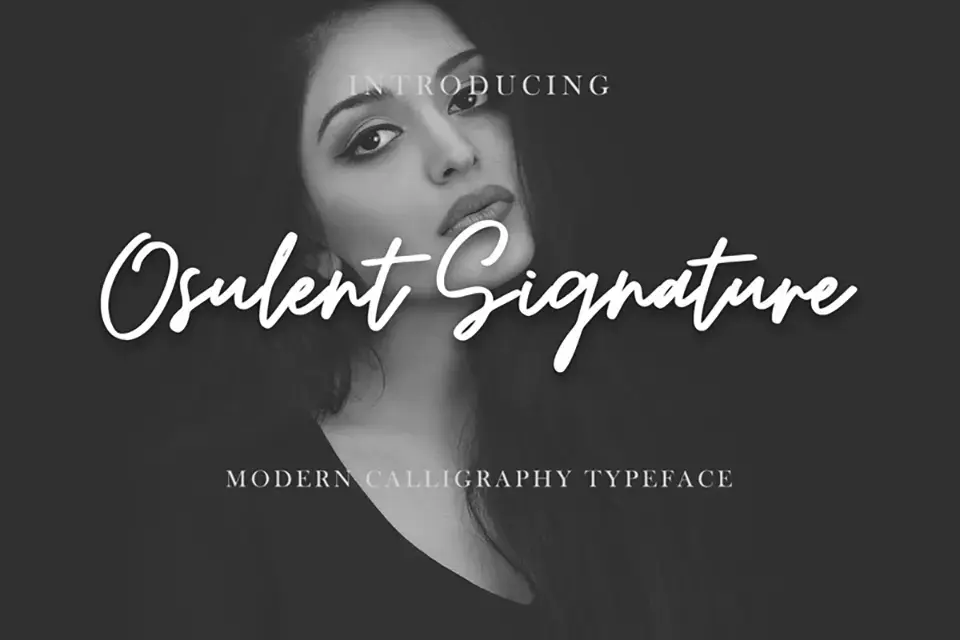 Osulent Signature Font