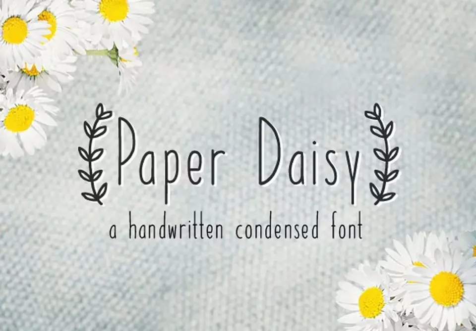 Paper Daisy Font